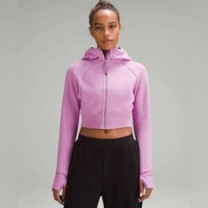 NWT Lululemon Scuba Full Zip Cropped Hoodie - Size 4